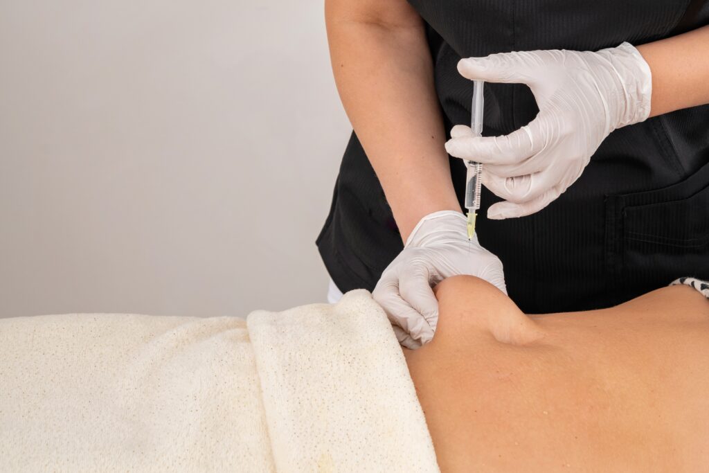 weight loss injection in the abdominal area