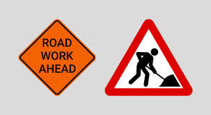 road work sign