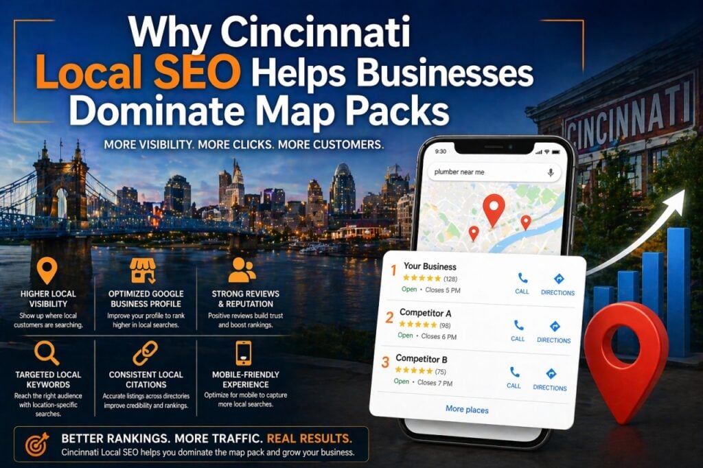 Why Cincinnati Local SEO Helps Businesses Dominate Map Packs