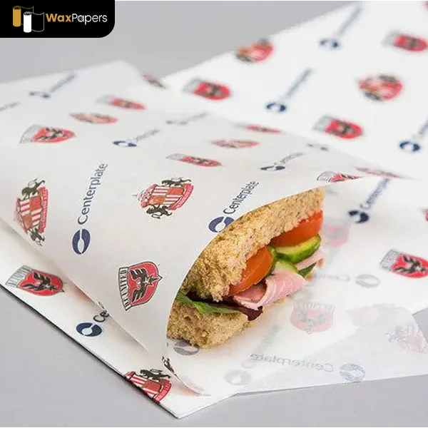 Food Wrap Identity with Custom Sandwich Paper