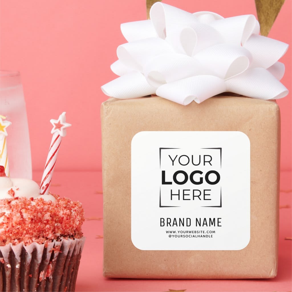 Custom square decals wholesale