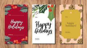 Personalised Custom Holiday Tags Designs