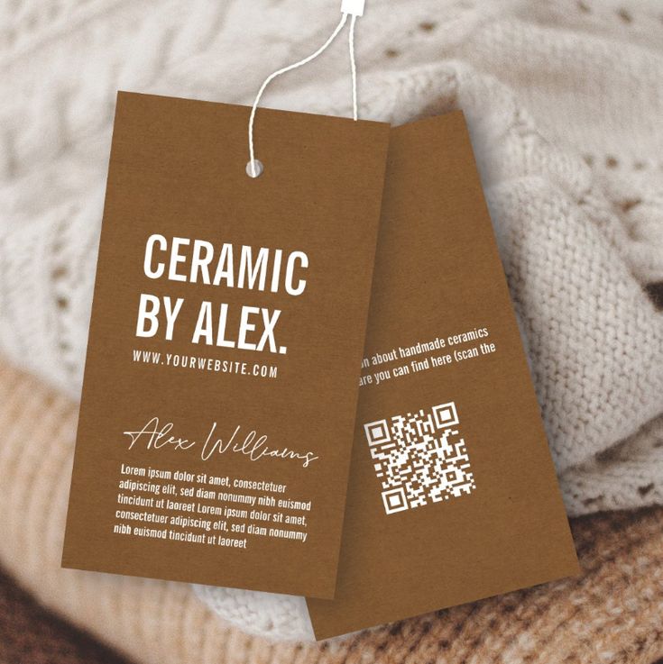 Kraft paper hang tags printable
