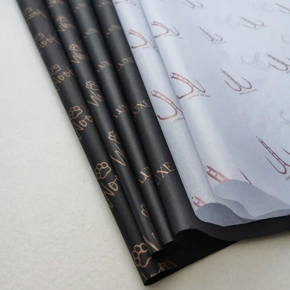 Printed tissue paper