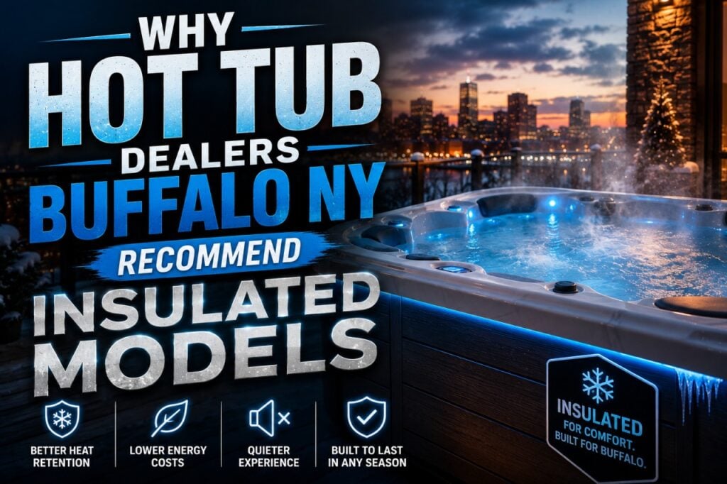 Why Hot Tub Dealers Buffalo NY Recommend Insulated Models