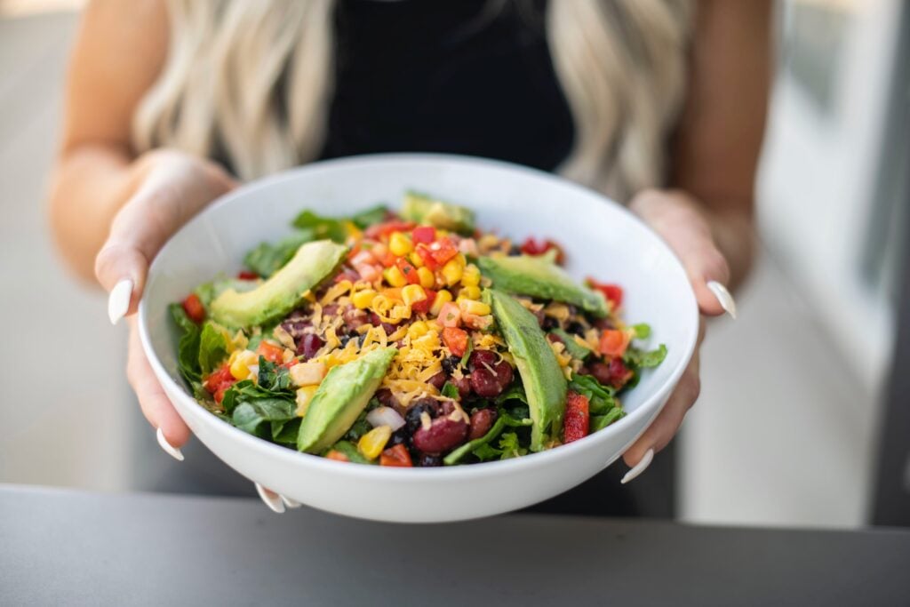 A bowl from Crazy Bowls & Wraps